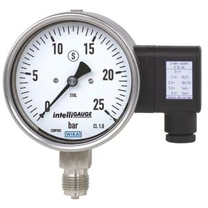 Wika PGT23.100, PGT23.160 Bourdon tube pressure gauge with output signal